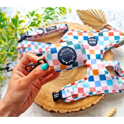 Chunky Check Dog Poo Bag Holder Chunky Check Dog Poo Bag Holder