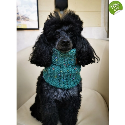 Conifer Green Roll Top Dog Snood