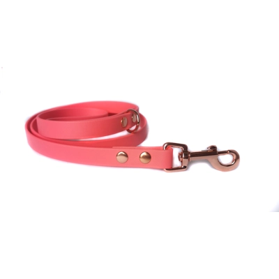 Coral Biothane Dog Lead Coral Biothane Dog Lead
