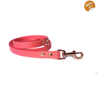 Coral Biothane Dog Lead