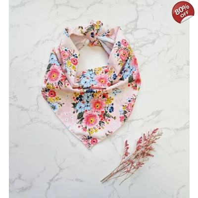 Cottage Floral Dog Band..