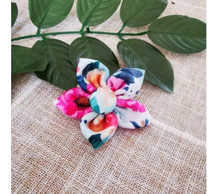 Country Rose Flower Collar Attachment