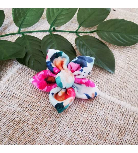 Country Rose Flower Collar Attachment