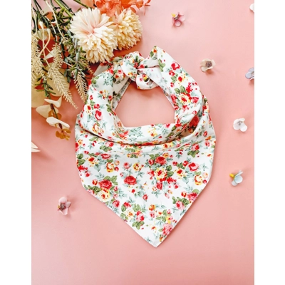 Cream Vintage Dog Bandana Cream Vintage Dog Bandana
