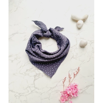 Diesel Spill Grey Dots Dog Bandana