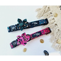Emerald Green Leopard Flower Collar Attachment