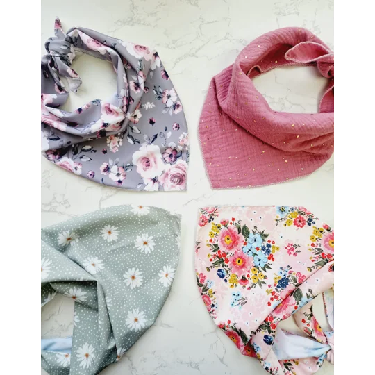 Blushing Pink & Gold Dog Bandana