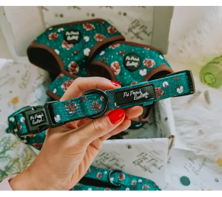 Forest Fir Cone Dog Collar