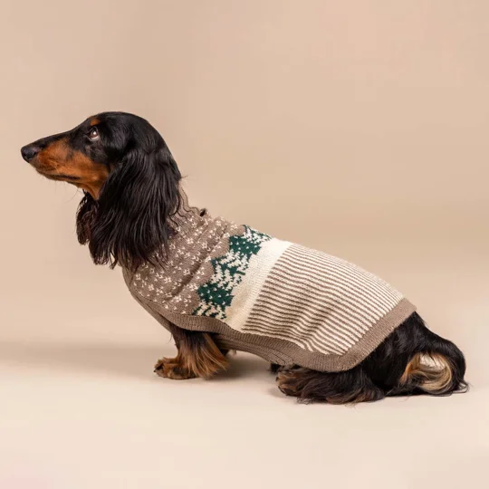 Frosted Grove Knit Alpaca Wool Dog Jumper - Alqo Wasi