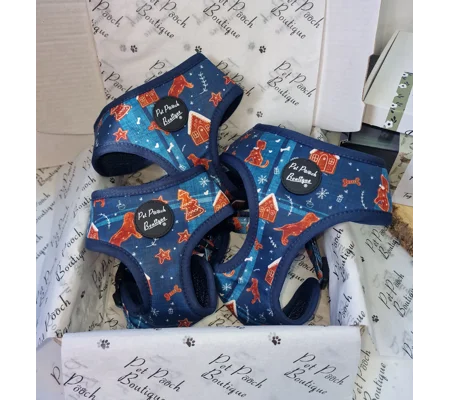 Gingerbread Biscuit Dog Dog Harness