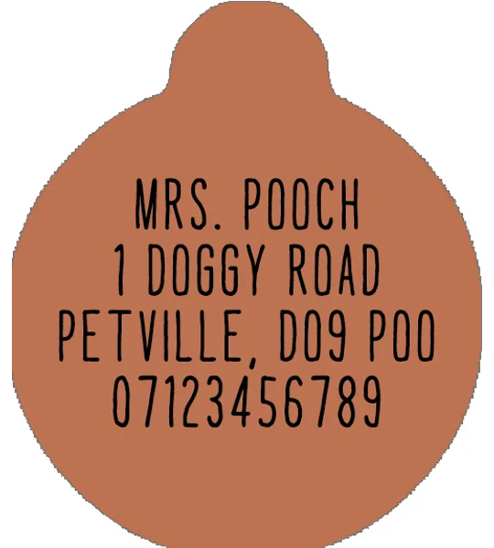 Great Adventure Custom ID Dog Tag - NEW STYLE