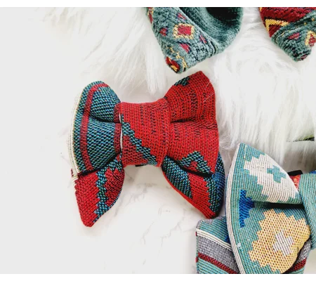 Green Bear SAILOR Dog Bow Tie