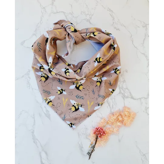 Honey Bumble Bee Dog Bandana
