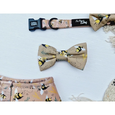 Honey Bumble Bee Dog Bow Tie Honey Bumble Bee Dog Bow Tie