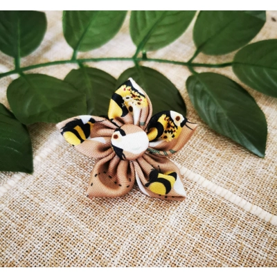 Honey Bumble Bee Flower Collar Attachment Honey Bumble Bee Flower Collar Attachment