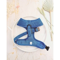 Jaguar Blue Cord Dog Harness