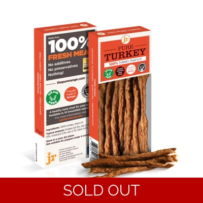 Pure TURKEY Sticks - JR Pet Products (50g pack) Pure TURKEY Sticks - JR Pet Products (50g pack)