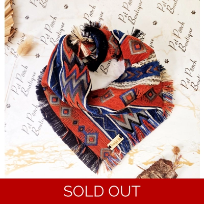 Frayed Jurassic Mountain Dog Bandana - Scamps