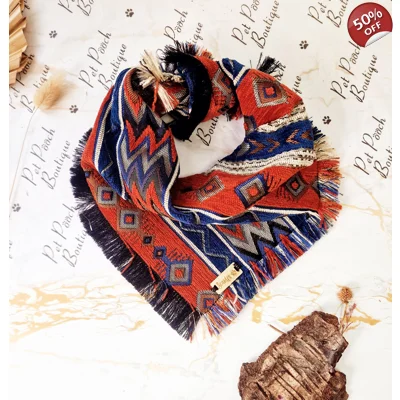 Frayed Jurassic Mountain Dog Bandana - Scamps