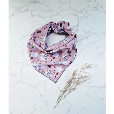 Pumpkin Leopard Latte Dog Bandana