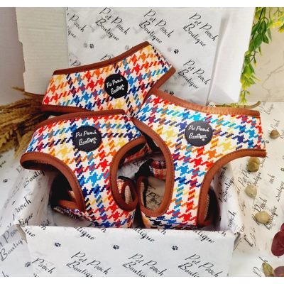 Lionheart Houndstooth Dog Harness Lionheart Houndstooth Dog Harness