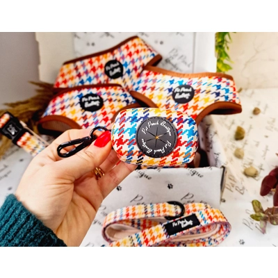 Lionheart Houndstooth  Dog Poo Bag Holder