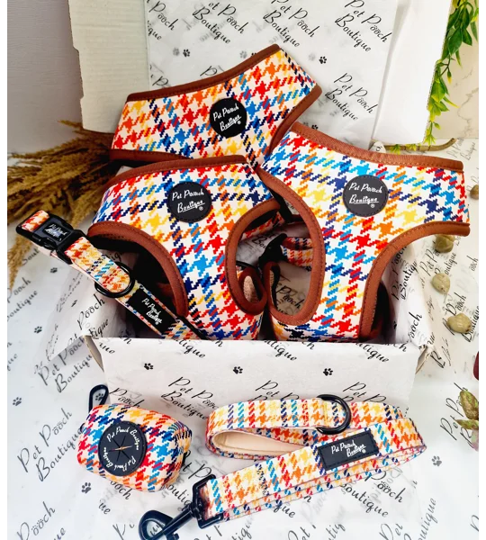 Lionheart Houndstooth Dog Poo Bag Holder