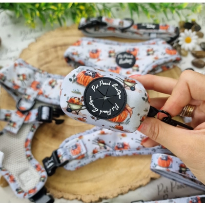 Little Pumpkin Bear Cub Dog Poo Bag Holder