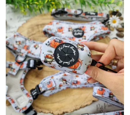 Little Pumpkin Bear Cub Dog Poo Bag Holder