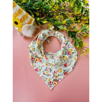 Meadow Green Vintage Dog Bandana Meadow Green Vintage Dog Bandana