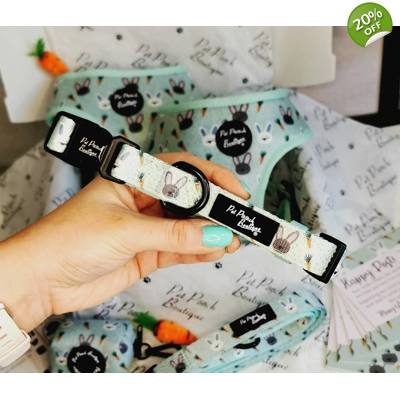 Mint Choc Chip Easter Bunny Dog Collar