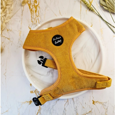 Mustard Yellow Cord Dog Harness Mustard Yellow Cord Dog Harness