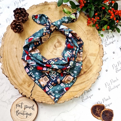 Nice List? Christmas Dog Bandana Nice List? Christmas Dog Bandana