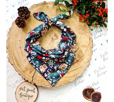 Dear Santa Christmas Dog Bandana