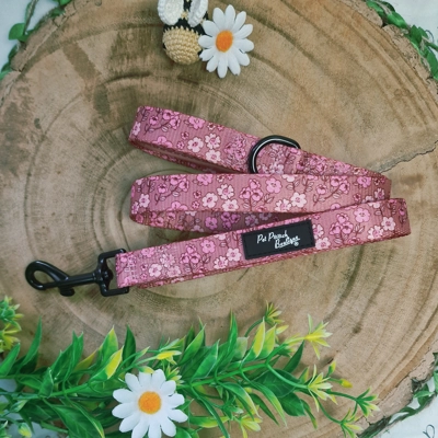 Old Garden Bloom Dog Lead - Reversible