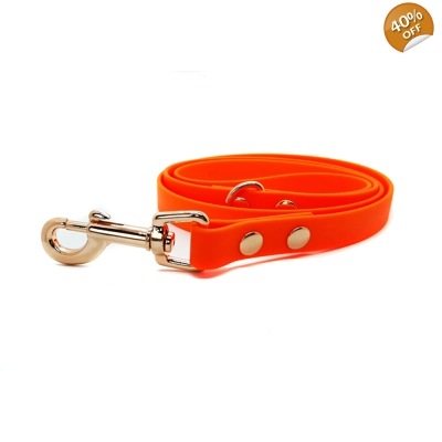 ORANGE Biothane Dog Lead