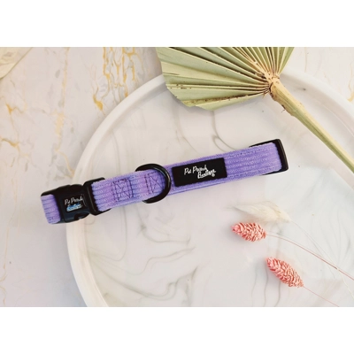 Pastel Purple Cord Dog Collar Pastel Purple Cord Dog Collar