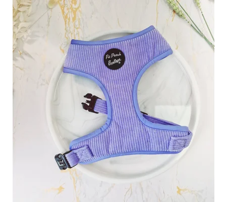 Pastel Purple Cord Dog Harness