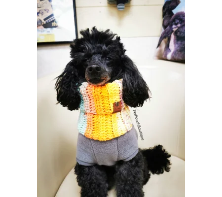 Patchwork Roll Top Dog Snood