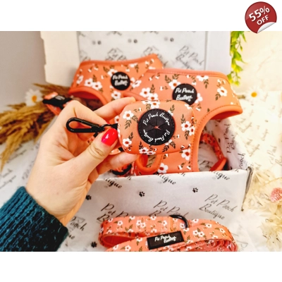 Peach & Ivy Blossom Dog Poo Bag Holder