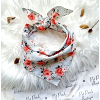 Peppermint Roses Dog Bandana