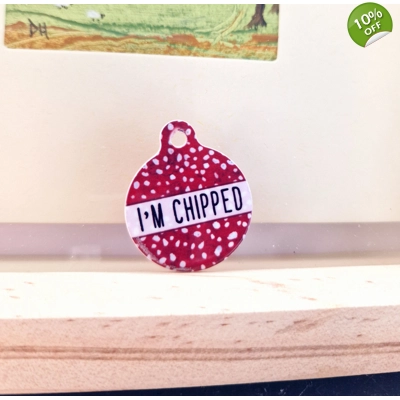 Poppy Toadstool Polkas Custom ID Dog Tag - NEW STYLE