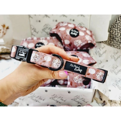 Pumpkin Leopard Latte Dog Collar Pumpkin Leopard Latte Dog Collar