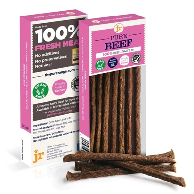 Pure Beef Sticks - JR Pet Products (50g pack) Pure Beef Sticks - JR Pet Products (50g pack)