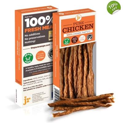 Pure Chicken Sticks - JR Pet Products (50g pack)