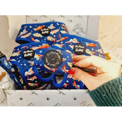 Racing Rocket Ships Dog Poo Bag Holder Racing Rocket Ships Dog Poo Bag Holder