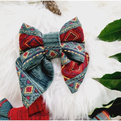 Red Turtle & Moss SAILOR Dog Bow Tie Red Turtle & Moss SAILOR Dog Bow Tie