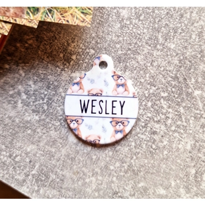 Rusty Bear Custom ID Dog Tag - NEW STYLE Rusty Bear Custom ID Dog Tag - NEW STYLE