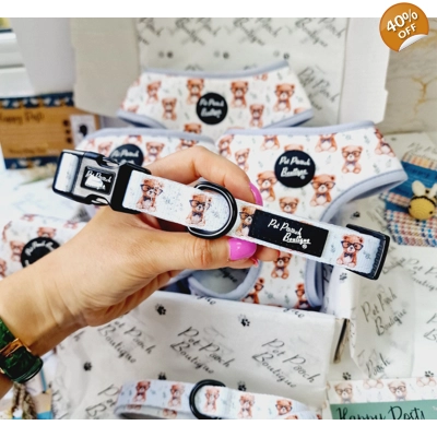 Rusty Bear Dog Collar