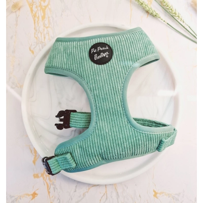 Sage Green Cord Dog Harness Sage Green Cord Dog Harness